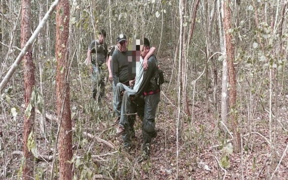 Localizan a persona extraviada en montes de Pisté