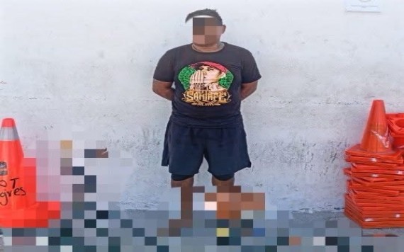 Cae presunto ladrón en Puerto Progreso