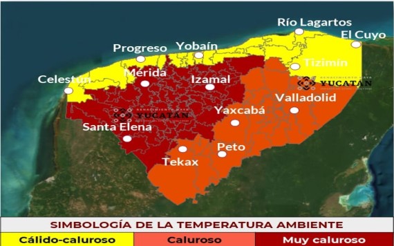 Alertan por aumento gradual de temperaturas en Yucatán
