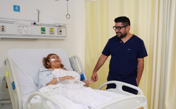 Realizan la primera cirugía robótica del apéndice en el O'Horán