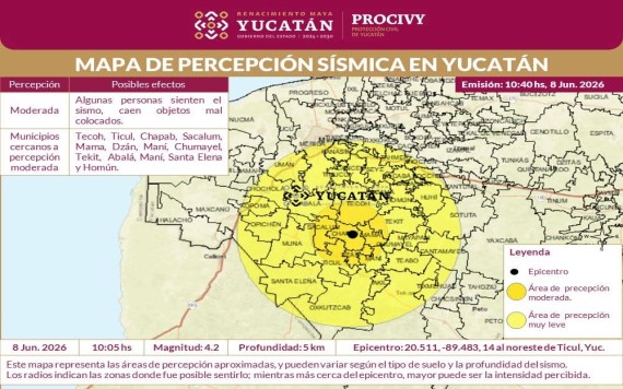 Se registra en Chapab sismo de magnitud 4.2