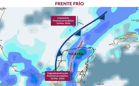 Nuevo frente frío traerá lluvias la próxima semana