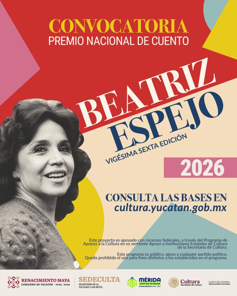 Abren convocatoria del Ptemio Nacional de Cuento