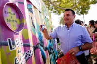 Renán Barrera inaugura Mega Punto Verde en la colonia Alemán