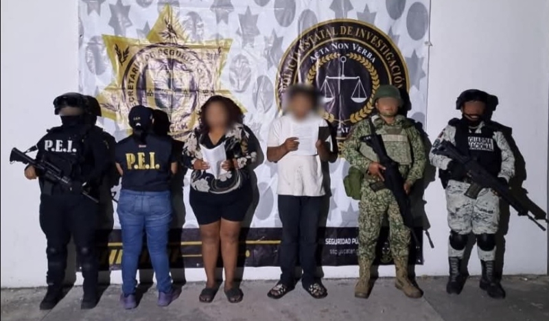 Detienen a 2 personas por homicidio calificado en Mérida