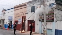 Corto circuito deja sin luz a vecinos del Centro de M&eacute;rida