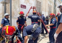Trabajador cae a pozo pluvial en Centro de M&eacute;rida