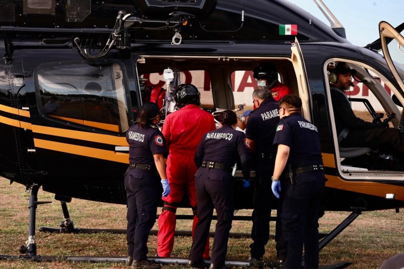 Trasladan al O'Horán a joven lesionada en Tizimín