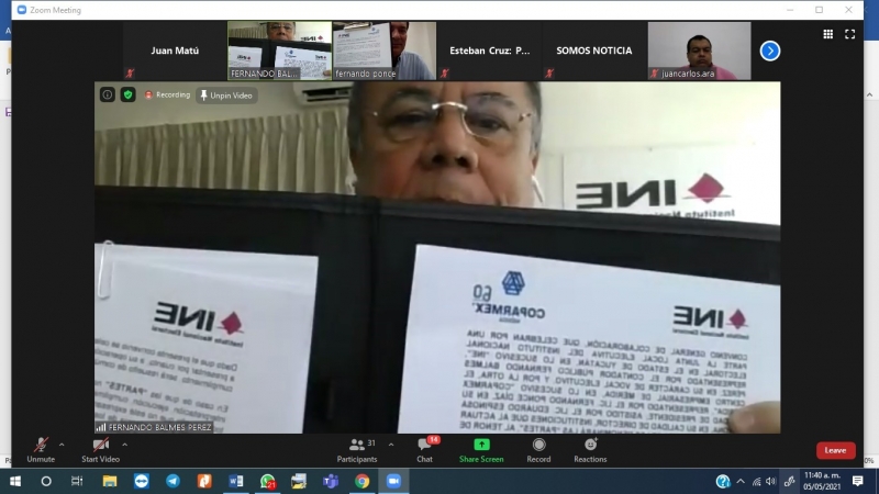 INE y Coparmex impulsan participación ciudadana en comicios