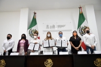 Congreso del Estado firma convenio con el Indemaya