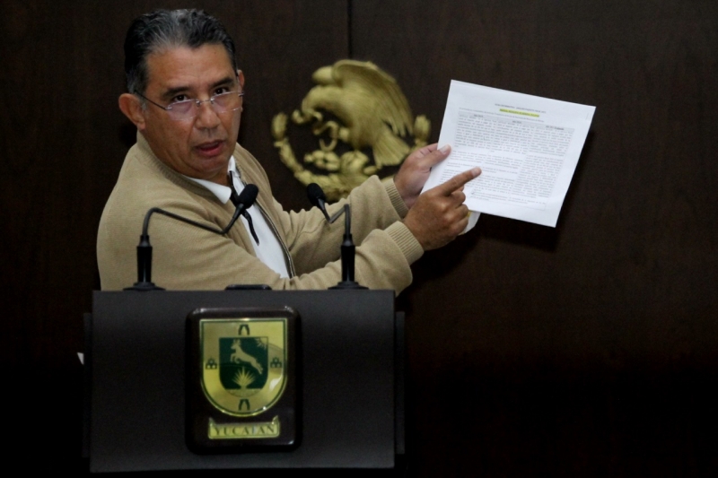 "Agarrón” en plenaria del Congreso del Estado por Ley de Hacienda de Mérida