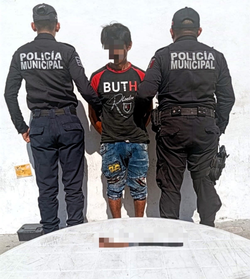 Arrestan a sujeto por disturbios en Progreso