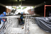 Contin&uacute;an de manera intensa trabajos de rehabilitaci&oacute;n del "paso deprimido"