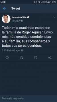 Mauricio Vila “mata“ en Twitter a diputado electo