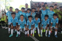 Reabilitan cancha de fútbol rápido del parque lineal Los Paseos