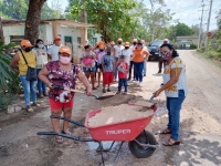 Candidatos a legisladores federales de MC realizan trabajo comunitario