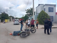 Motociclista protagoniza siniestro vial