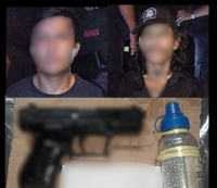 Detienen a dos y aseguran arma de réplica