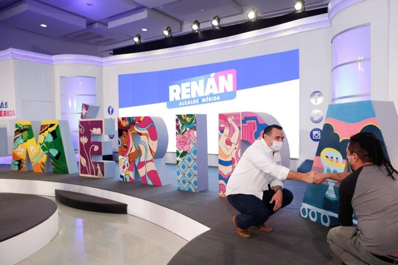 Seguiremos impulsando una Mérida con más arte y cultura: Renán Barrera