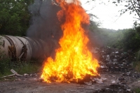 Incineran m&aacute;s de 400 kilos de narc&oacute;ticos