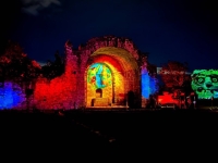 Inauguran el videomapping "Pasos de luz" en Dzibilchalt&uacute;n