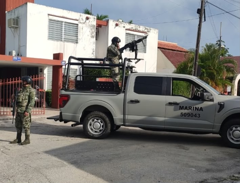 Fuerzas federales aseguran predio