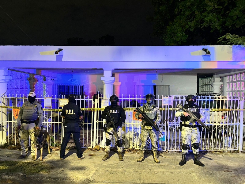 Aseguran drogas sintéticas tras cateo en Fraccionamiento del Parque