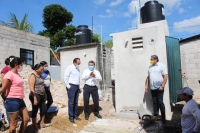 Supervisa Japay obras en Loché, comisaría de Panabá