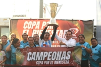 Un &eacute;xito la Copa del "Bienestar" de f&uacute;tbol