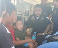 Encuentran a ni&ntilde;o extraviado en Yaxcab&aacute;