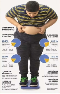 Sobrepeso y obesidad impactan el cerebro infantil