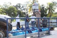 Japay instala bomba en la zona de captaci&oacute;n de Celest&uacute;n