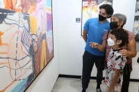 El arte abstracto re&uacute;ne a pintores de gran trayectoria