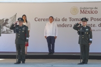 Asiste Huacho al cambio de mando de la 32 Zona Militar