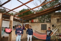 Turbonada deja afectaciones en Tixcacalcupul