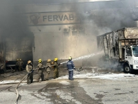 Incendio en Fervab deja dos lesionados 
