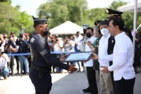 Polic&iacute;a yucateca se fortalece con nuevos elementos de seguridad