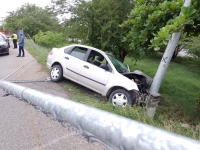 Piso mojado ocasiona choque al Oriente de M&eacute;rida&nbsp;