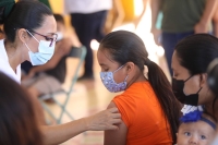 Inicia vacunaci&oacute;n de menores de 5 a 11 y 12 a 14 a&ntilde;os de edad de 10 municipios