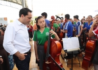 Estudiantes de la T&eacute;cnica 75 forman orquesta