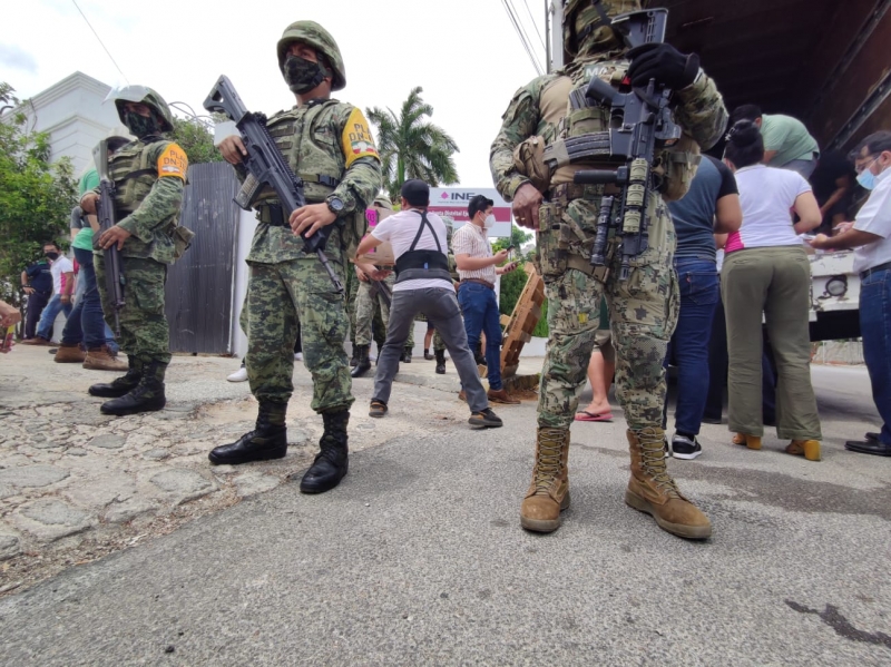 Arriban boletas y material electoral del INE a Yucatán