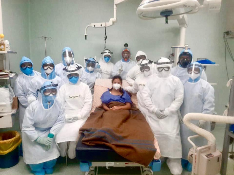 Adolescente de 13 años vence al coronavirus 