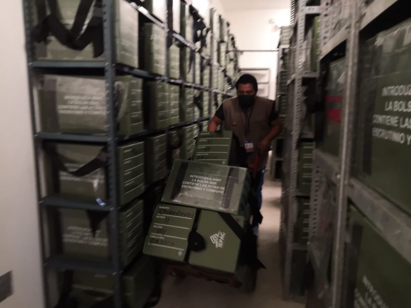 Inicia Iepac  entrega de papelería electoral en distritos y municipios