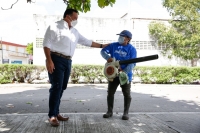 Alcalde supervisa construcci&oacute;n de aljibe en Paseo de las Fuentes