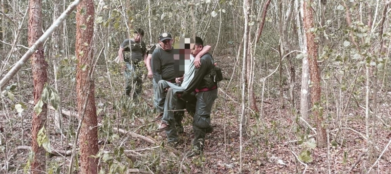 Localizan a persona extraviada en montes de Pisté