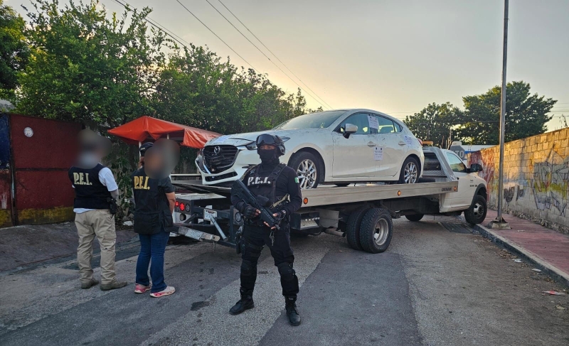 Aseguran auto involucrado en siniestro vial