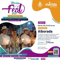M&eacute;rida, lista para iniciar festejos por su 479 aniversario