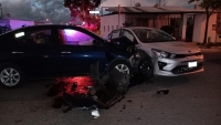 Siniestros viales al poniente de M&eacute;rida dejan lesionados y da&ntilde;os materiales&nbsp;
