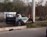 Muere prensado en siniestro vial en la M&eacute;rida-Motul&nbsp;