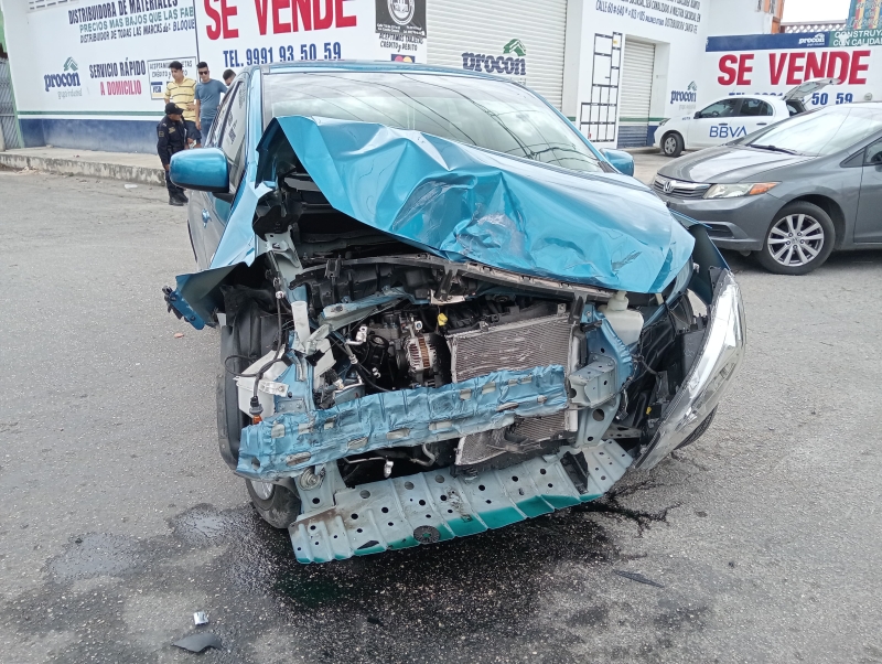 Por no respetar un alto ocasiona siniestro vial